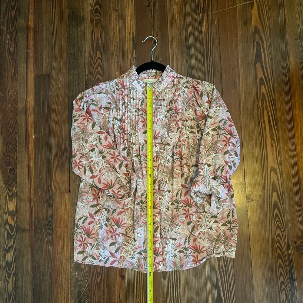 Boden Floral Button-Up Blouse - Picture 4 of 4